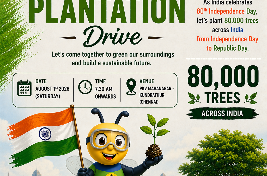 “Mission – 80” – Tree Plantation_ Kundrathur